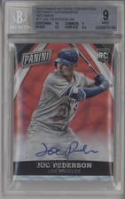 2015 National Convention VIP Red Wave Prizm 10/10 Joc Pederson BGS 9 Auto 2e6