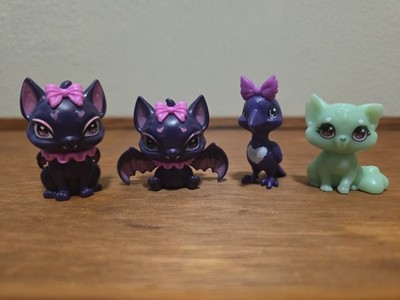 Monster High G3 Spooky Cafe Coffin Bean Lenore Raven Draculaura Cat Bat Pet Lot