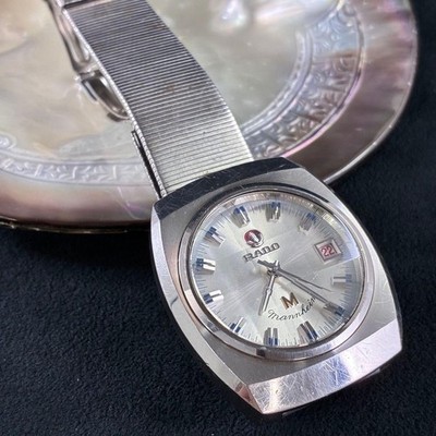 Rado Mannheim Watch Automatic Vintage 42mm x 36mm Silver 17cm | eBay