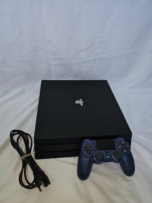 PlayStation 4 Pro Console w/ Blue DualShock 4, Power Cord, Low Firmware 10.01