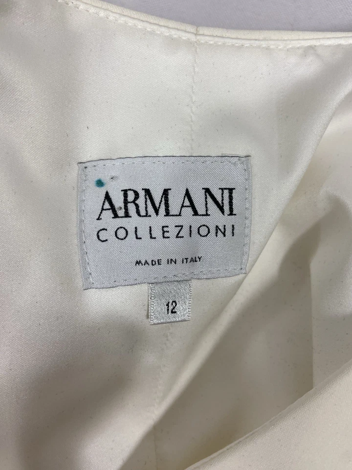 Blazer vintage bege ARMANI Collections tamanho 12  - Imagem 4 de 4
