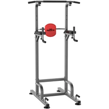 Power Tower Dip Station Adjustable Heavy Duty Pull Up Bar for Home Gym Workout