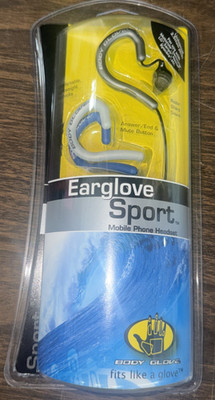 Body Glove Earglove SPORT Mobile Phone Headset 2.5mm Uni Jack NEW Sealed 