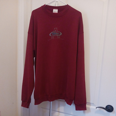 Vintage 90s Wilson Athleticwear Maroon Crewneck Sweatshirt size