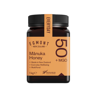 Egmont Honey Manuka Honig 1KG | MGO 50+ | Premium-Qualität aus Neuseeland