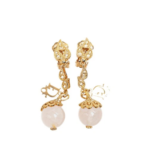 Orecchini Christian Dior Dior strass placcati oro donna GZl158v3