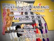 Hand-Embroidery OMAKASE/BLINDBAGS by An Abstract Atelier:  BLACK FRIDAY 2025 