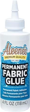 Permanent Fabric Glue 4oz – No-Sew, Clear Dry, Machine-Washable Adhesive