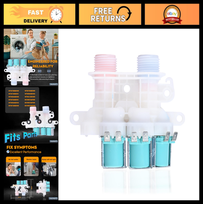 #ad #ad Washing Machine Water Inlet Valve Assembly for Cabrio Models Compatible Parts $85.99