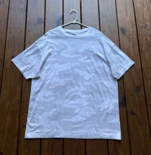 Victoria's Secret PINK One Size O/S gray white camo print soft tee t-shirt top