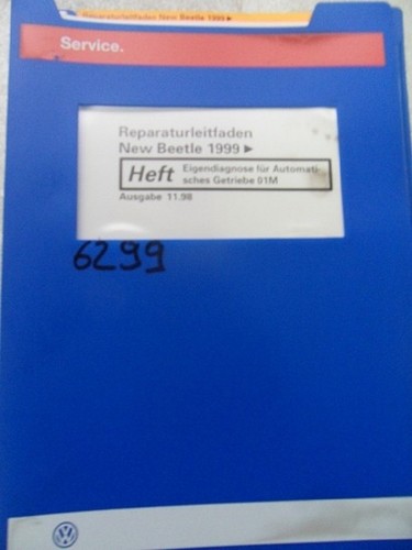 Werkstattbuch Reparaturleitfaden VW New Beetle Automatisches Getriebe 01M 6299