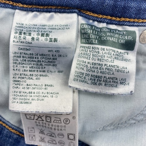 Levi Womens 414 Relaxed Straight Medium Wash Jeans Plus Size 22W GUC - Picture 5 of 7