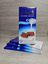 Lindt CLASSIC RECIPE Milk Chocolate Bar, Milk Chocolate Candy, 4.4 oz. (4 Pack)
