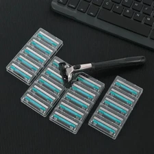 21 pc Double Razor Blades Replaceable Heads Fine Razor Men's Shaving Razor