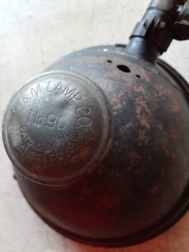 1914 S & M Lamp Company No 90 Spot Driving Head Light Fog Lamp - Picture 4 of 7