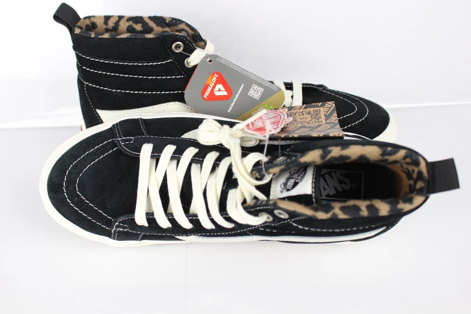 Vans MTE 1 Sk8-Hi Zapatos Aislados Impermeables Para Mujer 11/Hombre 9.5 Negro Leopardo Foto 3 de 4