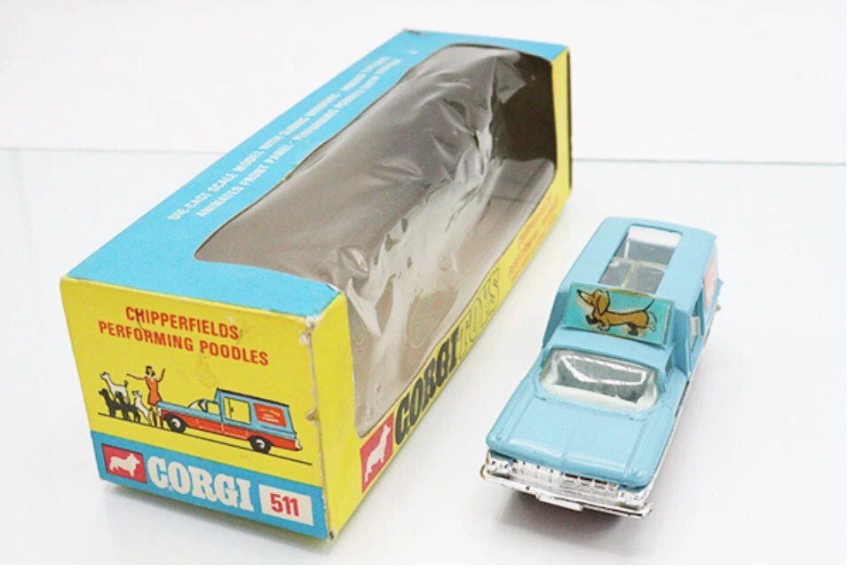 ^Vintage Rare CORGI TOYS 511 CHEVROLETChipperfields Poodle - Image 3 of 4