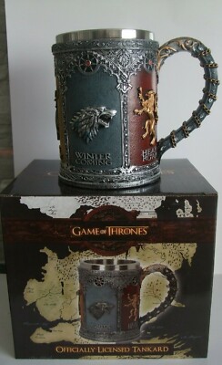 Game Of Thrones Sigil Tankard Sammlerstück Lizenziert Nemesis Now