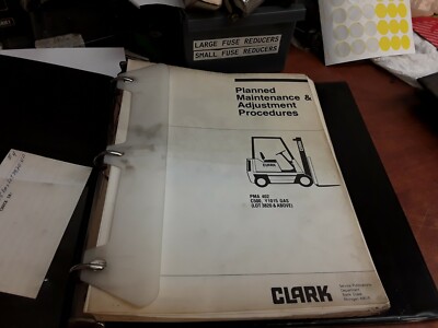 Clark PMA 402 C500, Y1015 Gas Planned Maintenance & Adjustment Manual