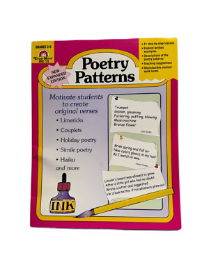 Poetry Patterns Grade 3-6 Motivate Students to Create Original Verses 41 Lessons