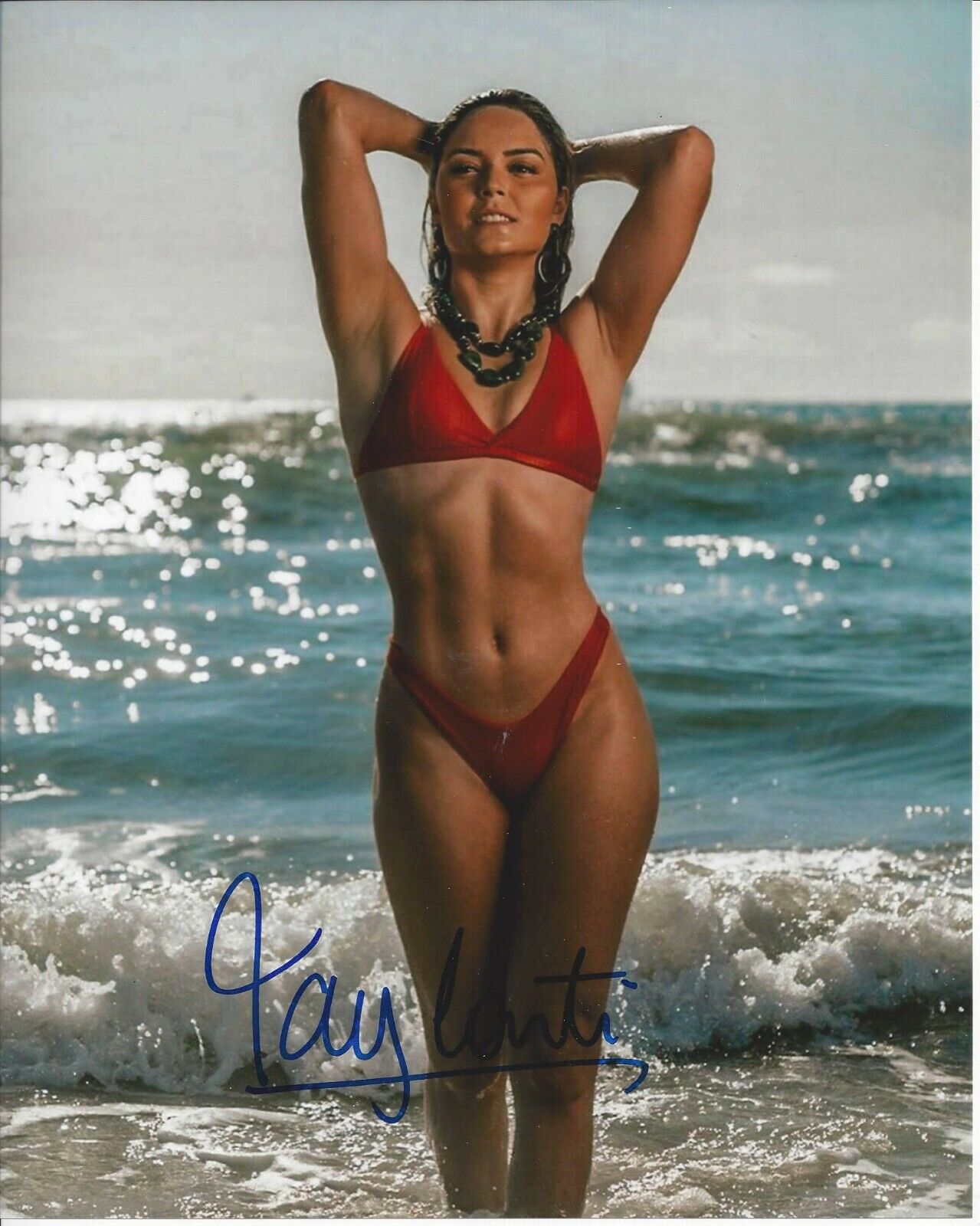 TAY CONTI 8x10 AEW Photo Photograph