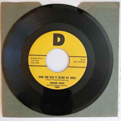 JIMMY HEAP Some One Else Is Filling My Shoes 1959 45 D 1050 VG+ ROCKABILLY