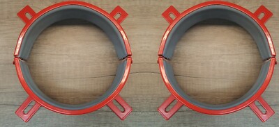 Intumeszierende feuerfeste rote Rohrmanschetten/Schließer 4'' 110 mm bis zu 4 Stunden Bewertung X2