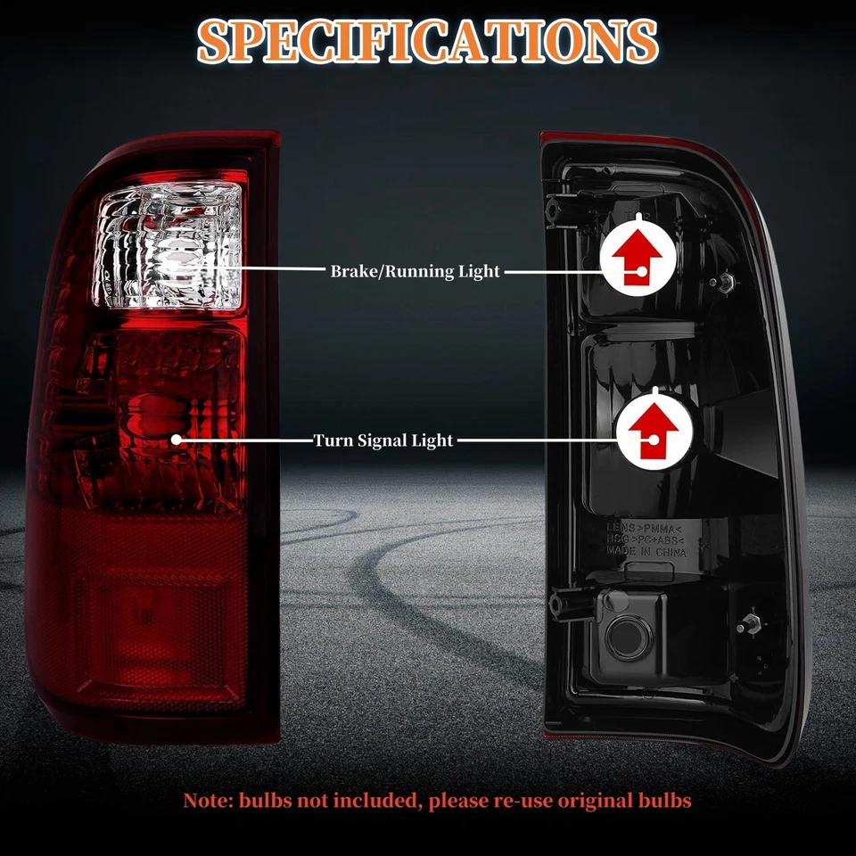 TailLights For Ford F-250 Super Duty F-350 Super Duty F-450 Super Duty 2008-2016 Foto 3 de 4