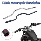 Universal 1" Motorcycle Drag Bar Handlebars Bars For Bobber Harley Sportster 883