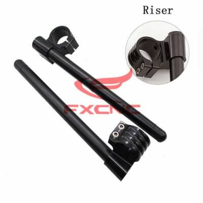 For Suzuki GSXR600 1997-2003 45mm Riser Fork Tube Clip Ons Handlebars Head Mount