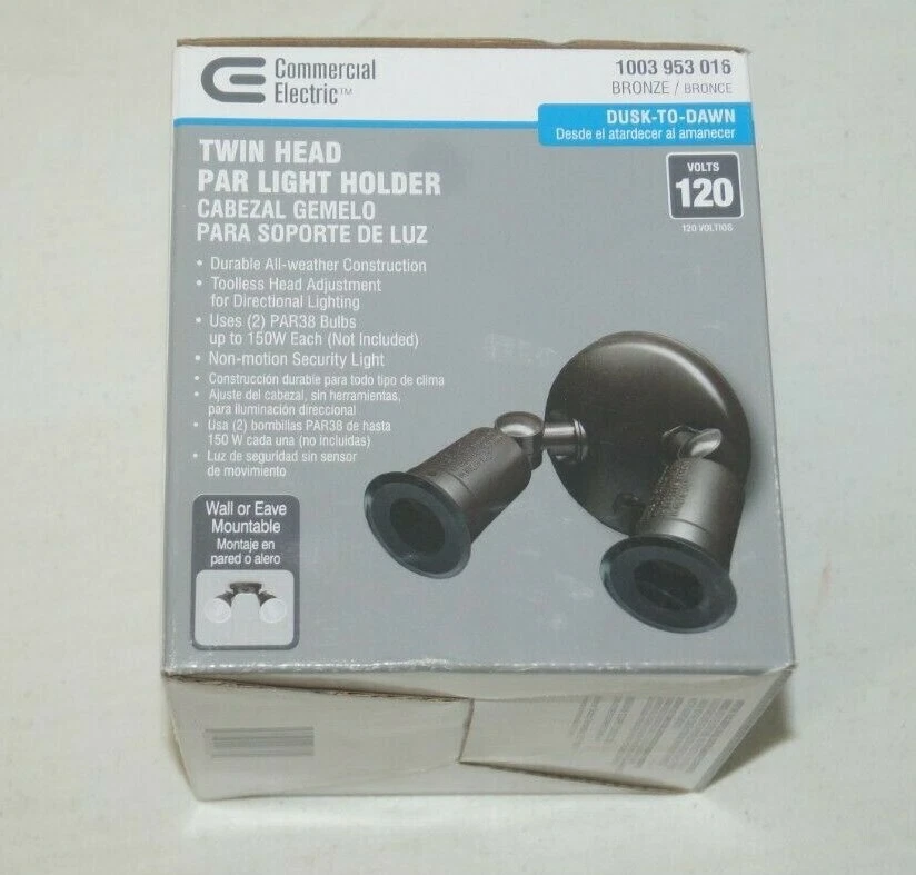 Commercial Electric Twin Head Par Light Holder eBay