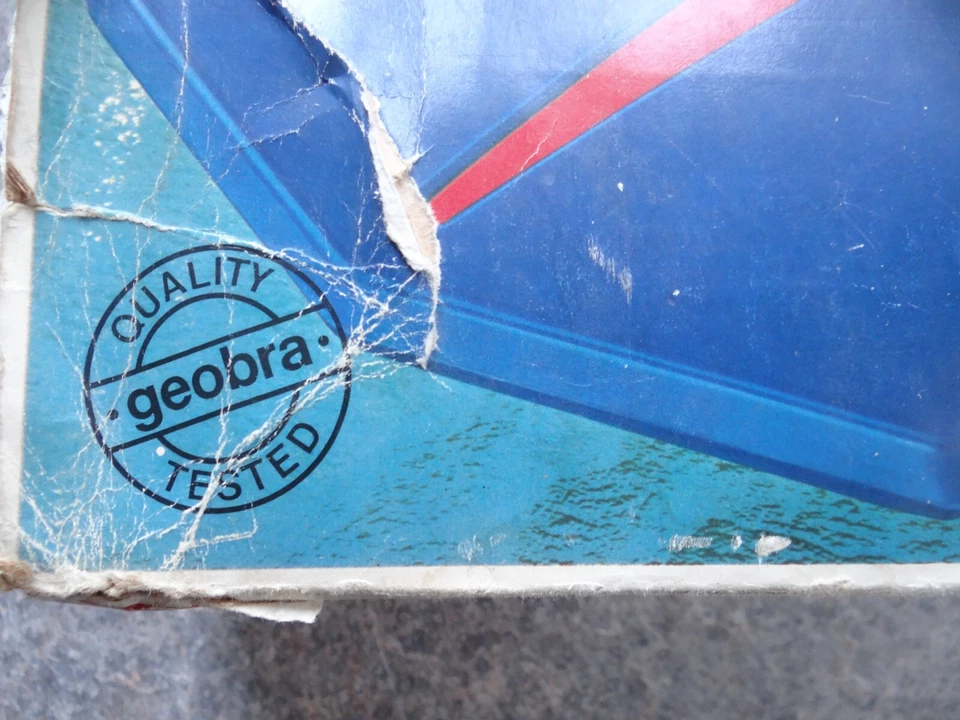 Altes Tele Pilot Boot BMW Kabel Fernlenkung Spielzeug Geobra 70er Jahre OVP - Bild 4 von 4