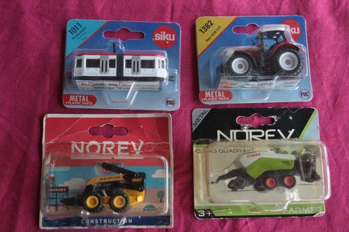 SIKU LOT DE 4 Tracteurs Agricoles + Remorques EUR 24,99 - DE
