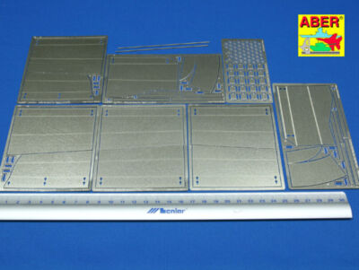 ABER Models 16040 - 1:16 Tiger II - Vol.7- Side Fenders - Neu