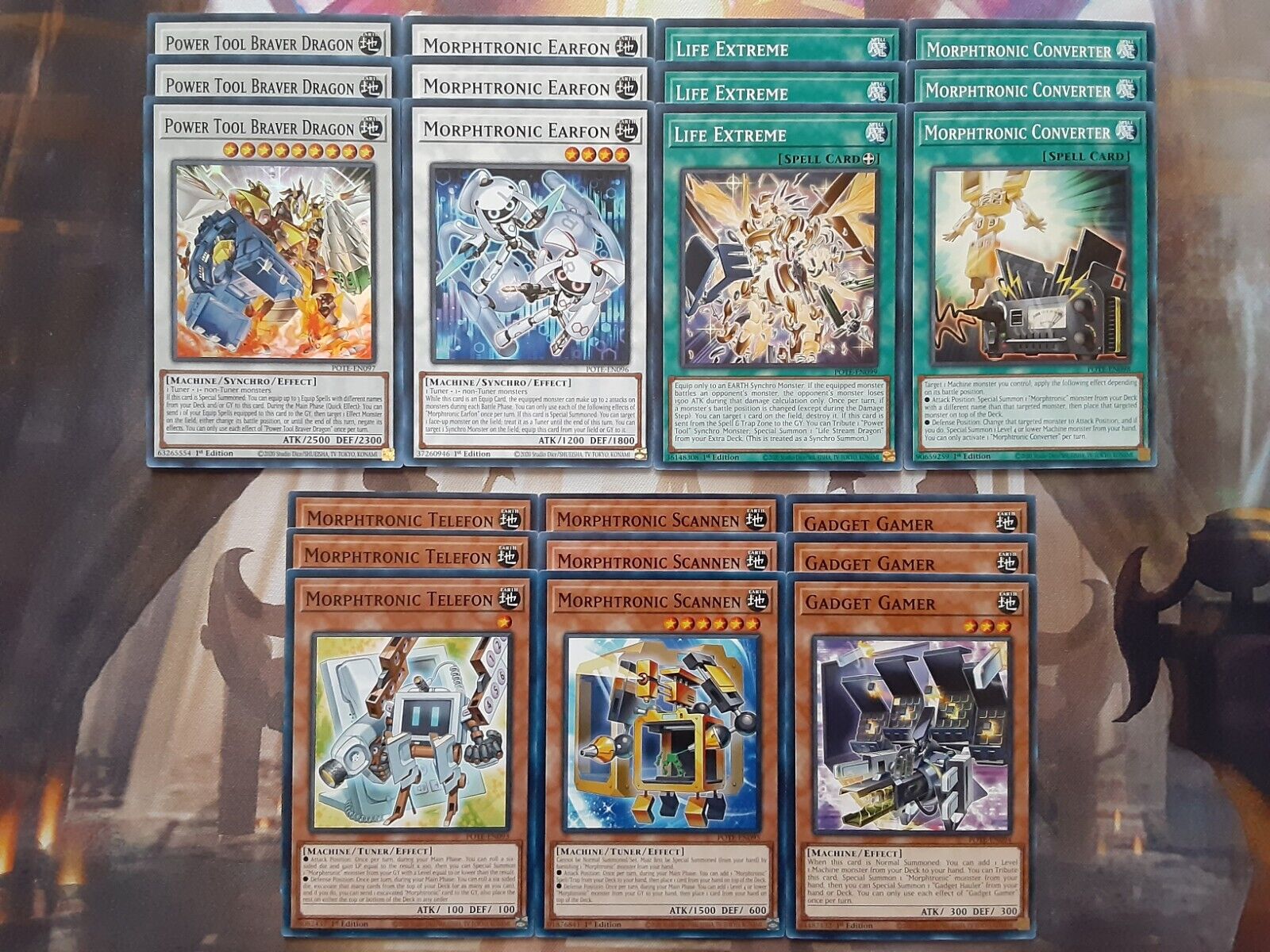 Yu-Gi-Oh! 5D's - Leo's Complete Morphtronic & Gadget & Power Tool Synchro  Deck