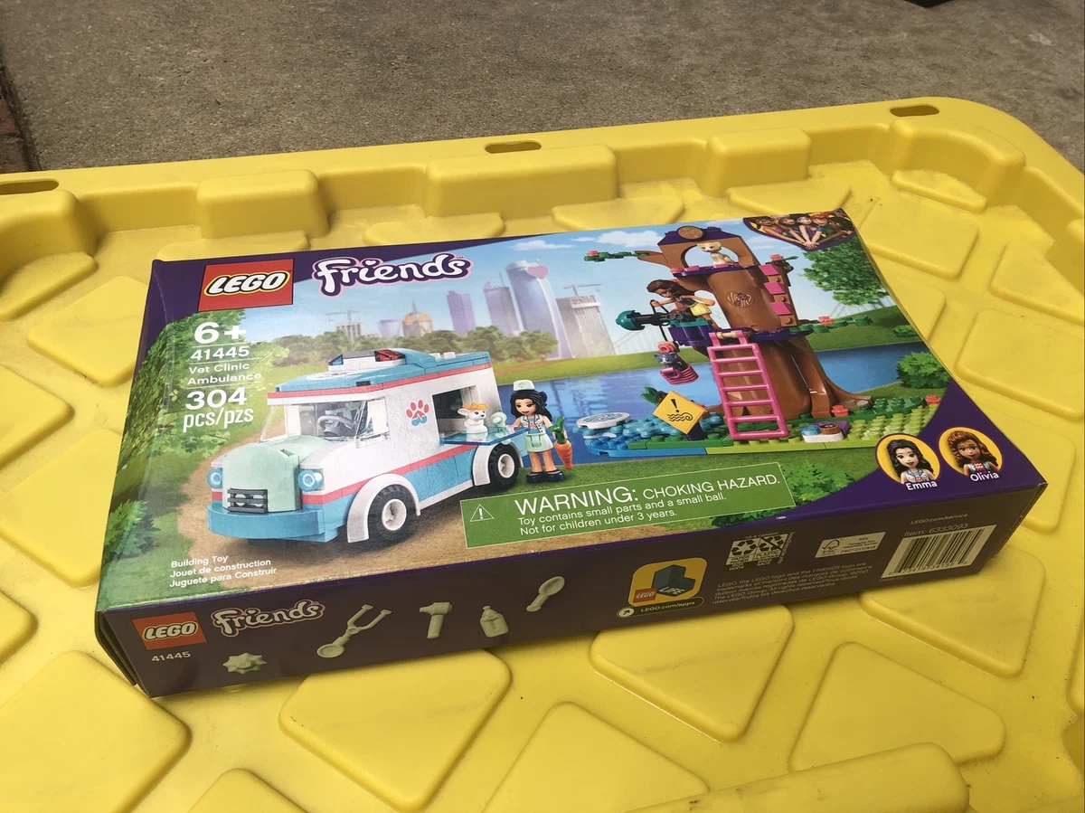 Lego 41445 Friends Vet Clinic Ambulance Building Toy New Sealed Box