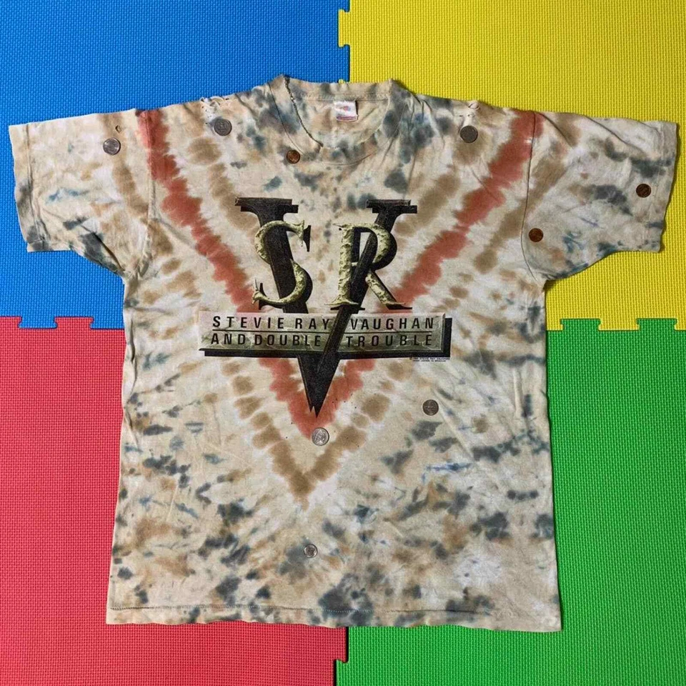 Licencia Brockum rara vintage años 80 talla XL Stevie Ray Vaughan y doble problema Foto 4 de 4