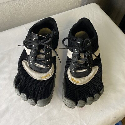 Vibram FiveFingers Speed M338 Barefoot Black Men's Toe Shoe US 9 EU 42 **READ*