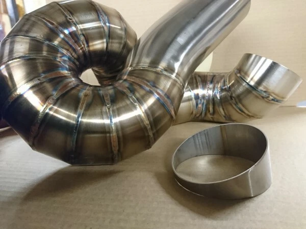 Pie cheap cut exhaust