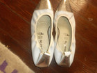 TAMARIS   BALLERINA   FLATS  CREAM &  SILVER    SIZE  37 — photo 2
