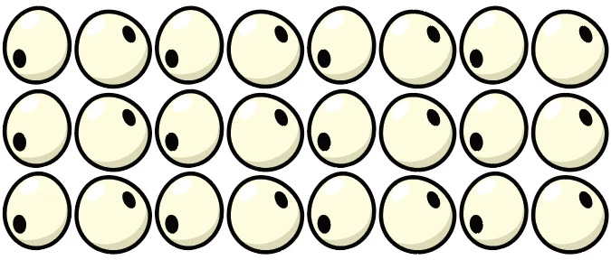 KooKoo-Printed Fishing Lure EYE sets Various Sizings