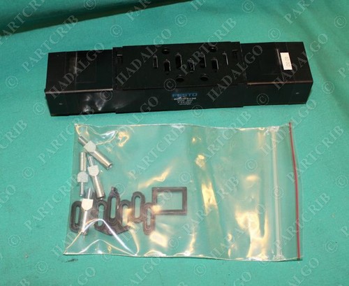 Festo, MUHx2-ZP-D-1-24G, 34928, Pnuematic Valve Solenoid Plate Manifold 145psi - Picture 2 of 5