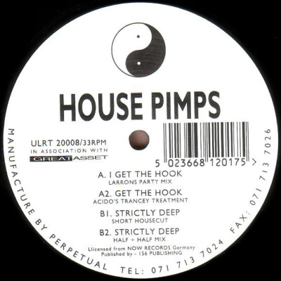 House Pimps - Get The Hook (12'')