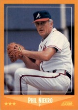 Phil Niekro #555 Prices | 1988 Score | Baseball Cards