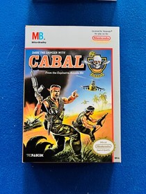 Cabal CIRCLE SEAL 1ST PRINT NES Nintendo 100% CIB Complete Box Manual MINT