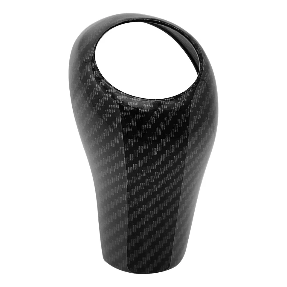 For Mercedes-Benz W204 W212 C E A G GLS Class Carbon Fiber Gear Shift Knob Cover Foto 4 de 4