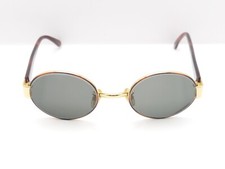 VOGART 3503 COL. A20 ROUND FULL RIM SUNGLASS FRAMES ONLY BROWN/GOLD NEW 