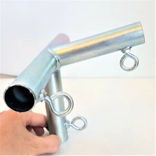 4 Way Edge Up Angle Low Peak Canopy Fitting Lean To Patio (fv4i) 1 3/8" pipe