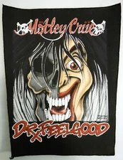 Motley Crue Dr Feelgood Back Patch - 1990 - VINTAGE but NEW! World Tour 89/90
