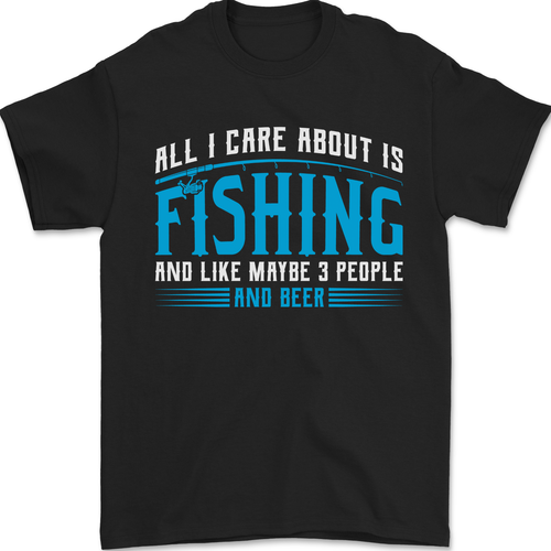 T-shirt Homme Marrant - Pêcheur En Pleine Action ! 100% Coton Confortable